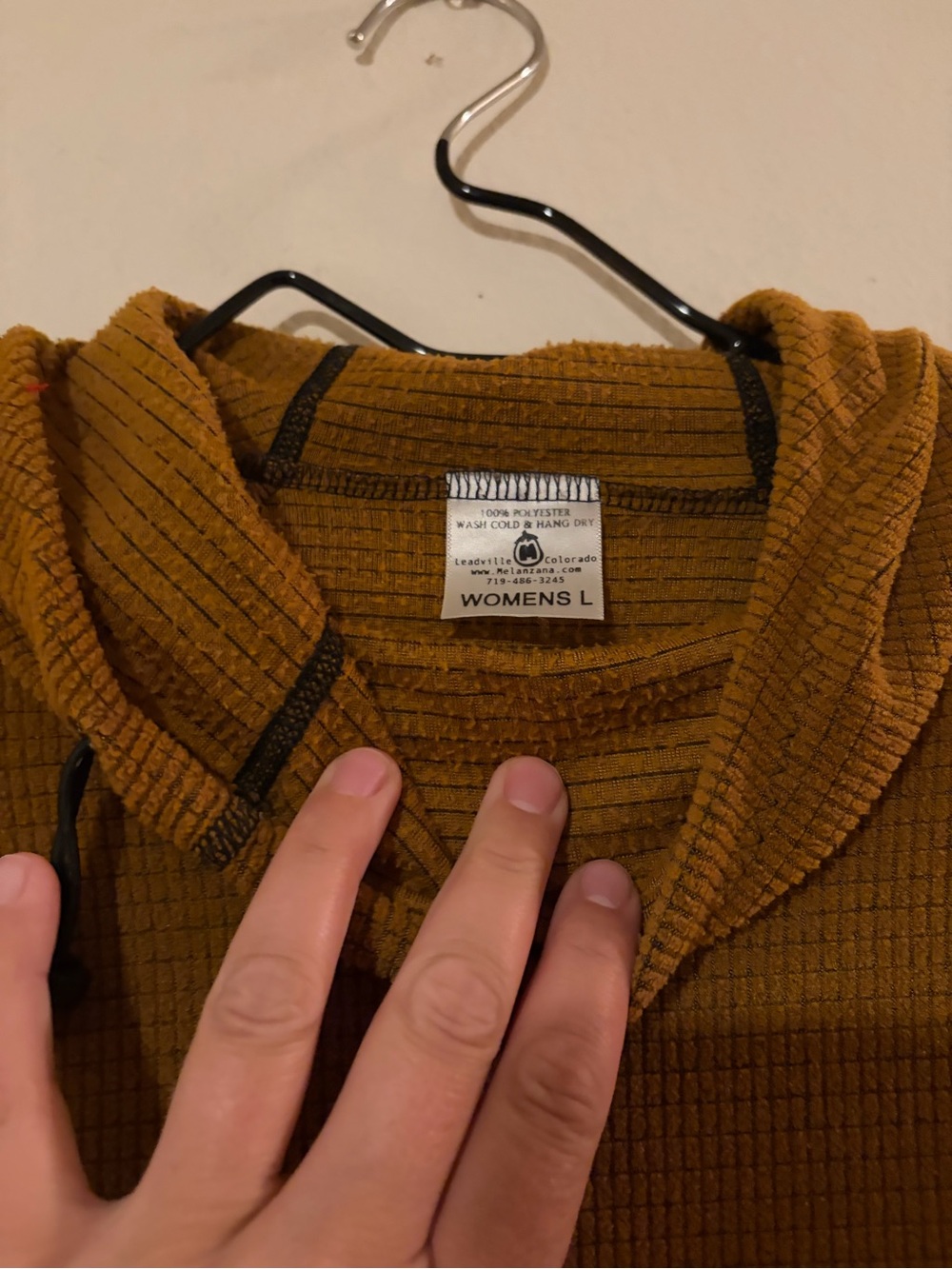 Mustard Yellow Melanzana dress size large V1 - Picture 3 of 4